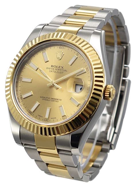 used rolex datejust two tone.